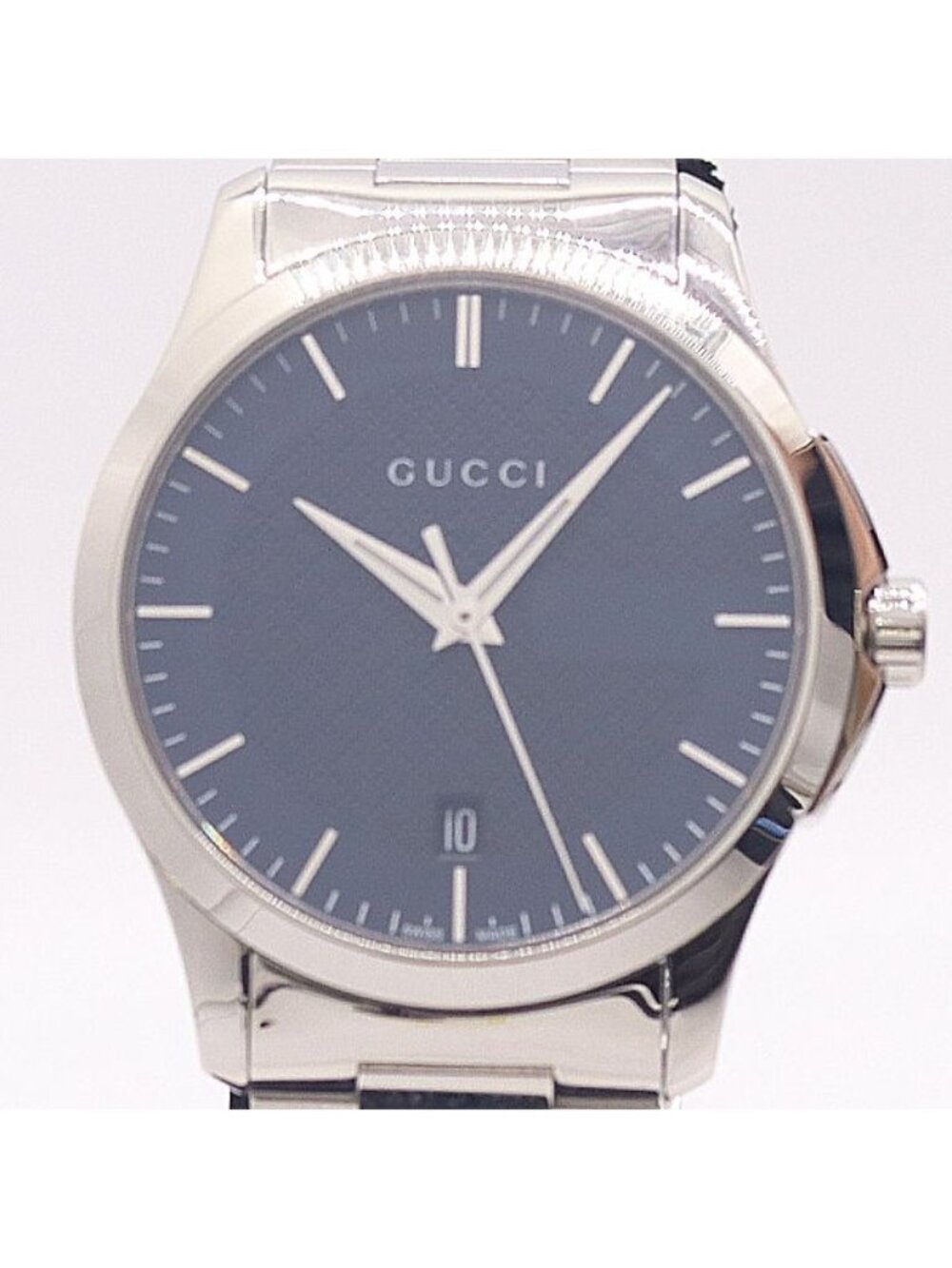 Gucci G-Timeless Date Navy Dial Watch